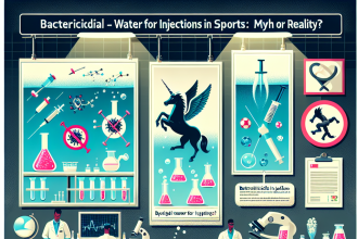 Acqua battericida per iniezioni e doping nello sport: mito o realtà?