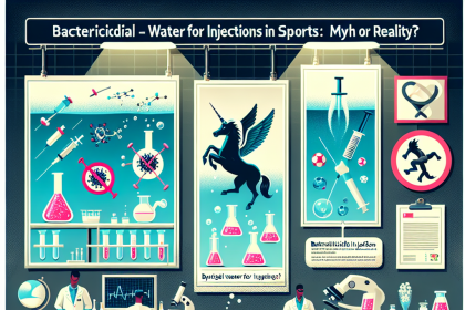 Acqua battericida per iniezioni e doping nello sport: mito o realtà?