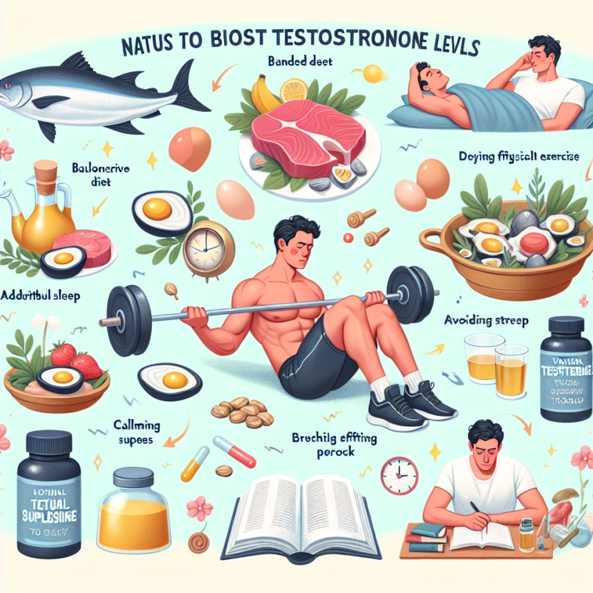 Come aumentare naturalmente i livelli di testosterone