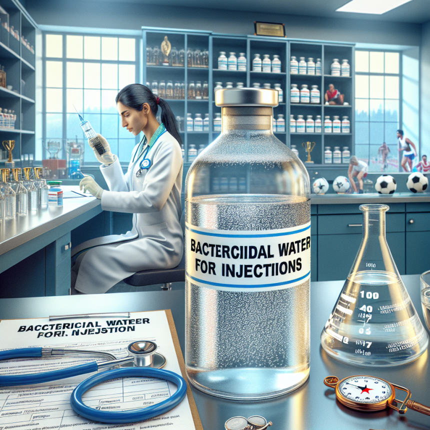 Acqua battericida per iniezioni: un alleato nella farmacologia sportiva